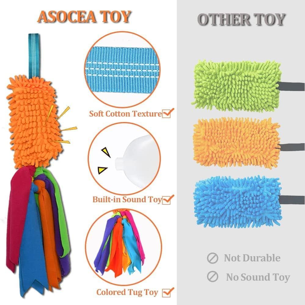 Flirt Pole with Tug Toy for Small Medium Large Dogs Outdoor Training