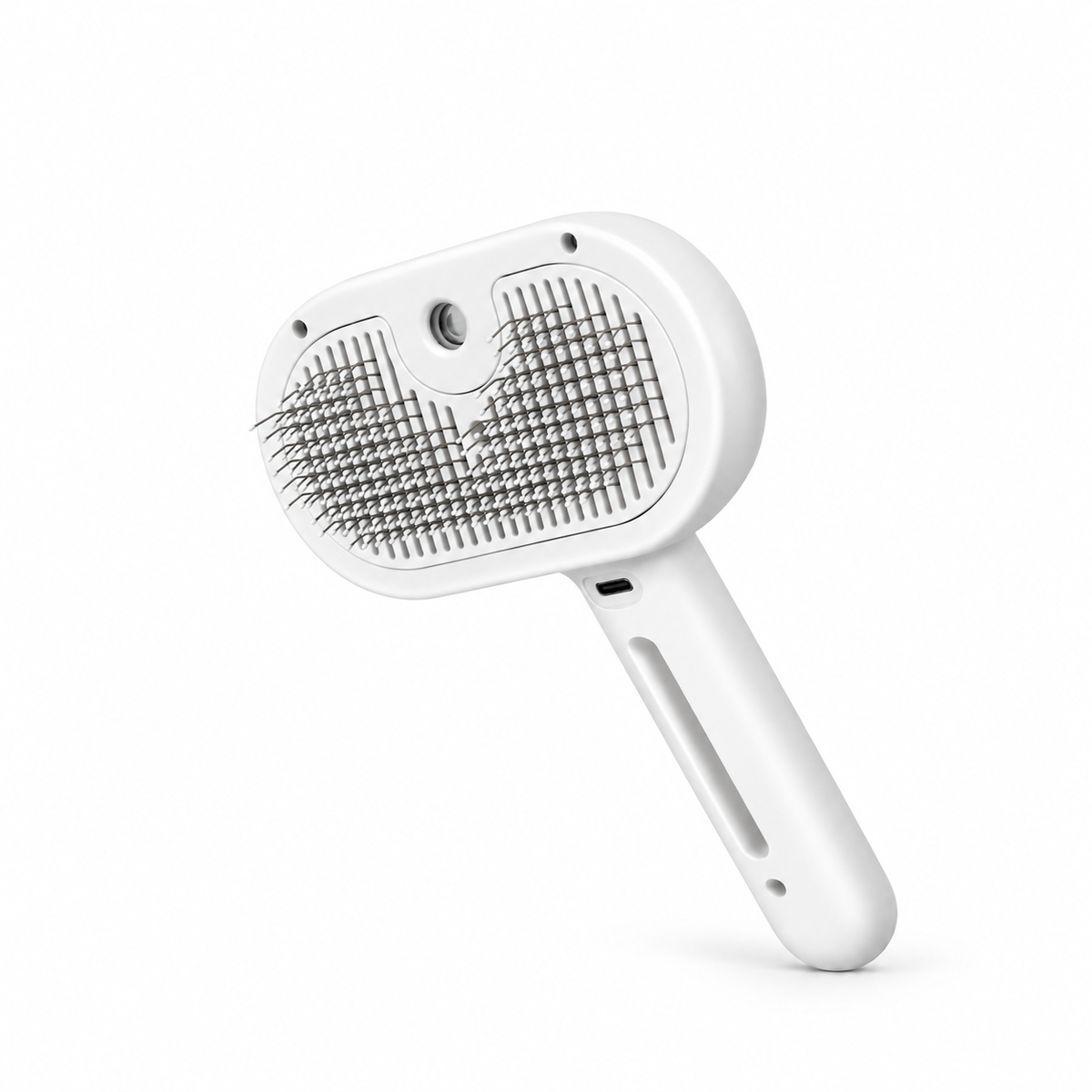 Pet Steam Grooming Brush – Self-Cleaning Deshedding Brush