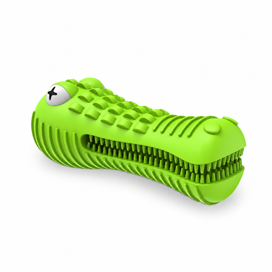 Gator Rubber Squeaky Chew Toy for Large Dogs